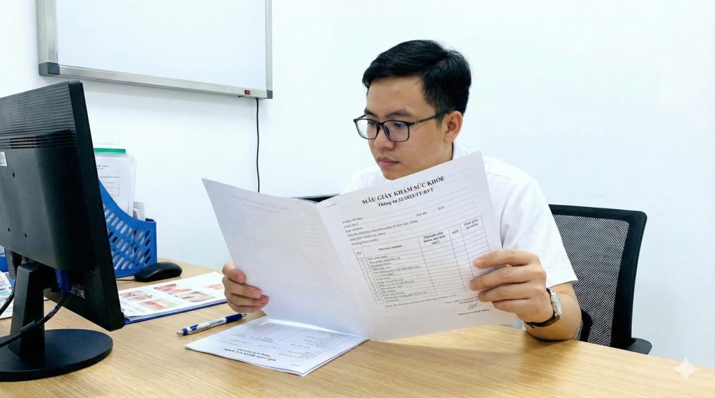 Xem Mẫu giấy khám sức khỏe bệnh viện Bạch Mai 2026