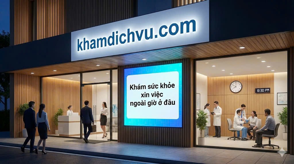 Khám sức khỏe xin việc ngoài giờ ở đâu?