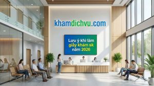 Lưu ý khi làm giấy khám sk năm 2026