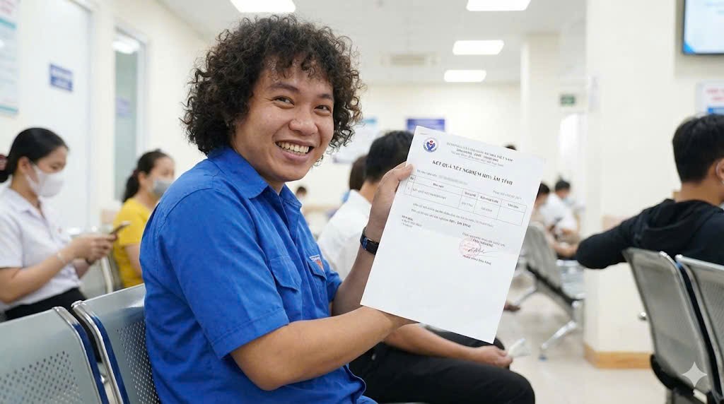 tổng kết giấy khám sức khỏe có test hiv