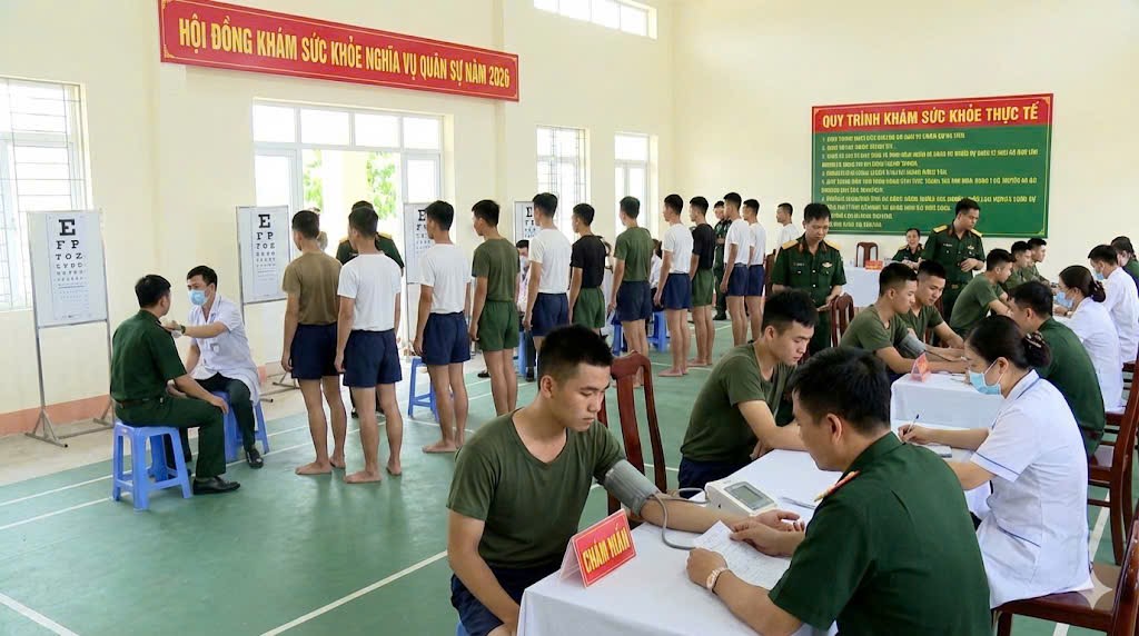 Quy trình khám sức khỏe bộ đội nghĩa vụ quân sự 2026 thực tế