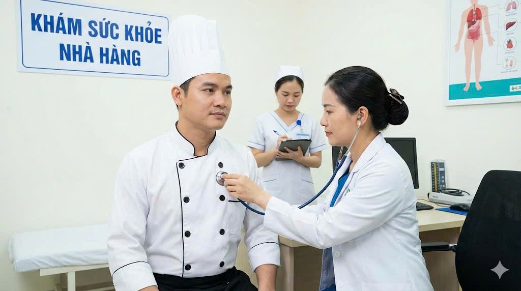 Khám sức khỏe nhà hàng đầu bếp