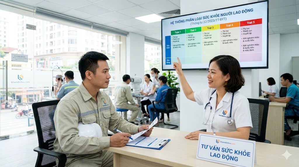 Dịch vụ hỗ trợ tiêu chí đánh giá phân loại sức khỏe uy tín