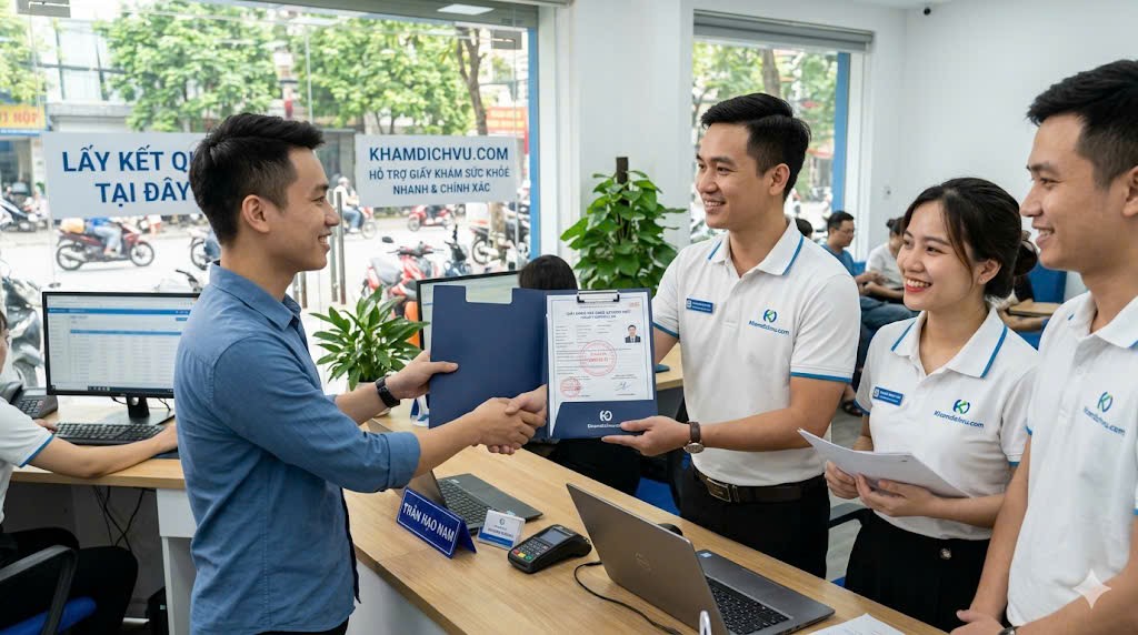 hướng dẫn làm giấy khám sức khỏe a3 song ngữ nhanh