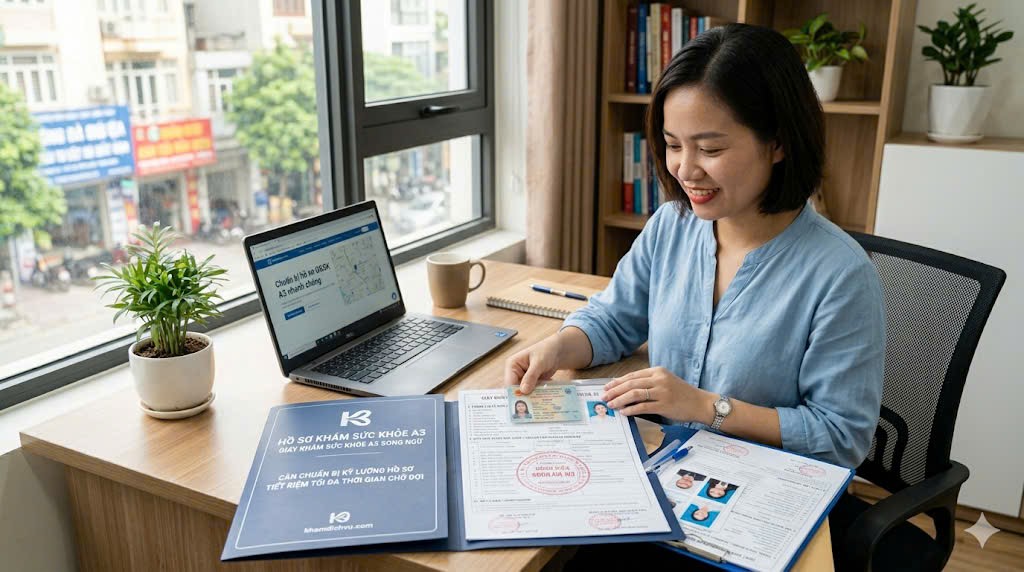 làm giấy khám sức khỏe a3 song ngữ tại bệnh viện