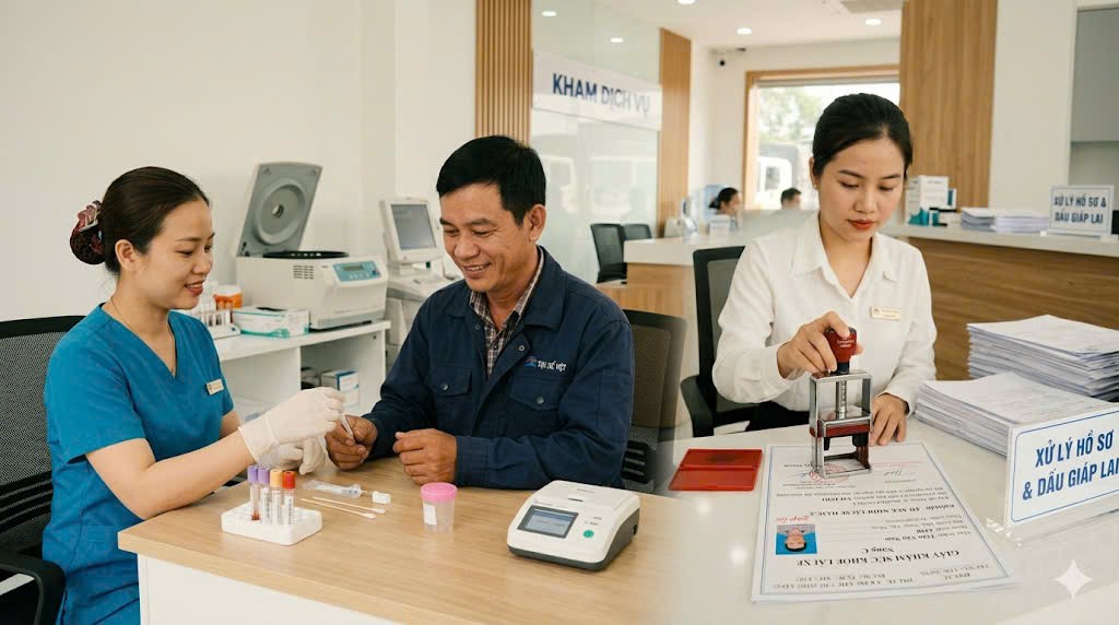 dịch vụ làm giấy khám sức khỏe lái xe cho tài xế giá rẻ