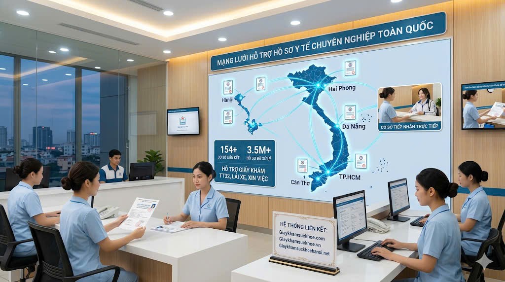 Thông tin liên hệ làm giấy khám sức khỏe cho người đi học theo thông tư 32