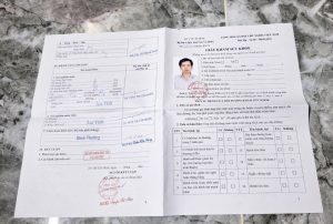 xin giấy khám sức khỏe đi làm mẫu a3 nhanh chóng